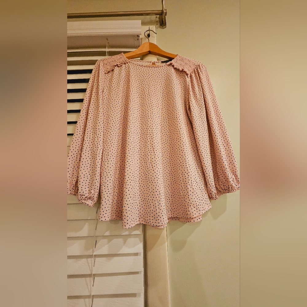 Adrianna papell pink top blouse size M